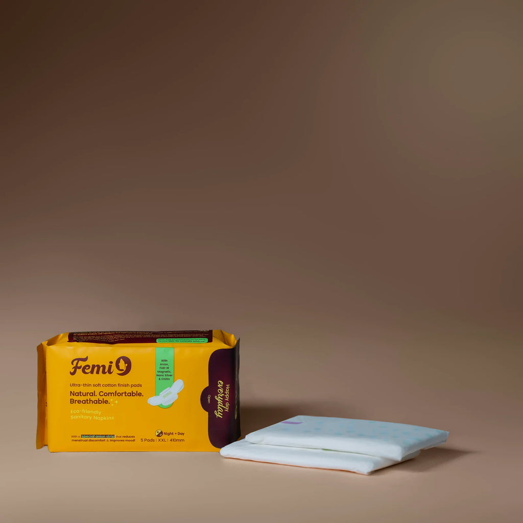 Femi9 Anion Sanitary Napkins|410mm|XXL-5 Pads