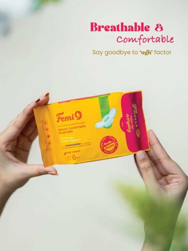 Femi9 Anion Sanitary Napkins|410mm|XXL-5 Pads